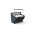 Vitrine horizontale positive prof 800 avec étagère - Vitre droite - Longueur 1025