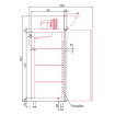 Armoire GN2/1 bi-température 2 portillons