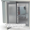 Meuble de préparation 700 positif - 2 portes