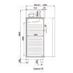 Armoire GN1/1 côtés emboutis positive 1 porte