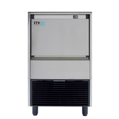 Machine à glaçons à injection - Prod. (24H): 80kg -  Glaçons pleins 40 g