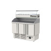 Meuble pizza compact 700 positif - 3 portes