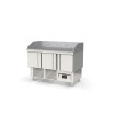Meuble pizza compact 700 positif - 3 portes
