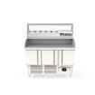 Meuble pizza compact 700 positif - 3 portes