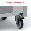 Modules vente à emporter Cuve froide statique GN1/1  Couleur grise (RAL-7040