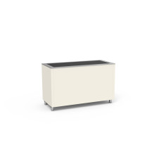 Modules vente à emporter Plaque chauffante en verre trempé GN1/1  Couleur blanche (RAL-9003)