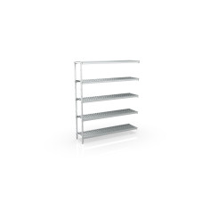 Rayonnage d'angle 1550x1970x500 5 niv