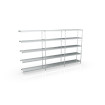Rayonnage d'angle 3715x1970x400 5 niv