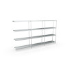 Rayonnage d'angle 4615x1670x500 4 niv