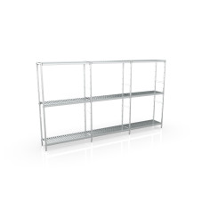 Rayonnage linéaire 4060x1670x400 3 niv