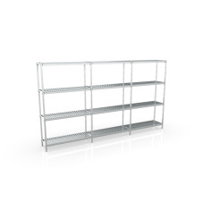 Rayonnage linéaire 3860x1670x400 4 niv