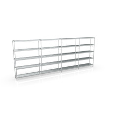 Rayonnage linéaire 6195x1970x400 5 niv