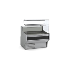 Vitrine horizontale positive prof 940 - Vitre droite double - Longueur 1025