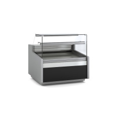 Vitrine horizontale pâtissière prof 960 - Façade droite - Longueur 1265