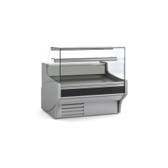 Vitrine horizontale positive prof 940 - Vitre droite double - Longueur 1265