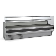 Vitrine horizontale positive prof 940 - Vitre droite double - Longueur 2945