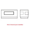 Buffet modulaire 1100 avec une alcôve
