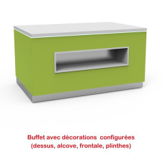 Buffet modulaire 850 avec une alcôve