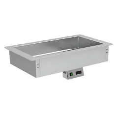 Cuve bain marie à encastrer