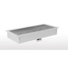 Cuve bain marie à encastrer