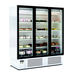 Vitrine EFIMARKET patisserie positive