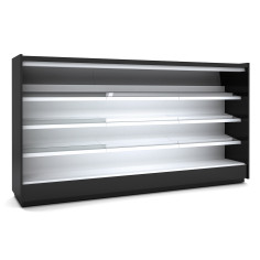 Vitrine murale supermarche gamme CLOVER - Hauteur 2m - Profondeur 991 mm - Sans porte