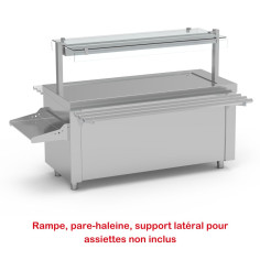 Ilot central avec plaque froide