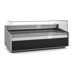 Vitrine horizontale pâtissière prof 1120 - Façade droite - Longueur 2465