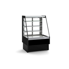 Vitrine libre service avec arrière porte vitrée