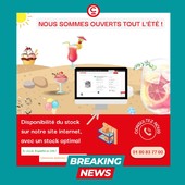 📢Actualités 📌

Nous sommes ouvert tout l'été même la semaine du 15 août !!

#codigel #restauration #hotellerie #gms #chaine #boulangerie #installateur #froid #chaud #été #vacances